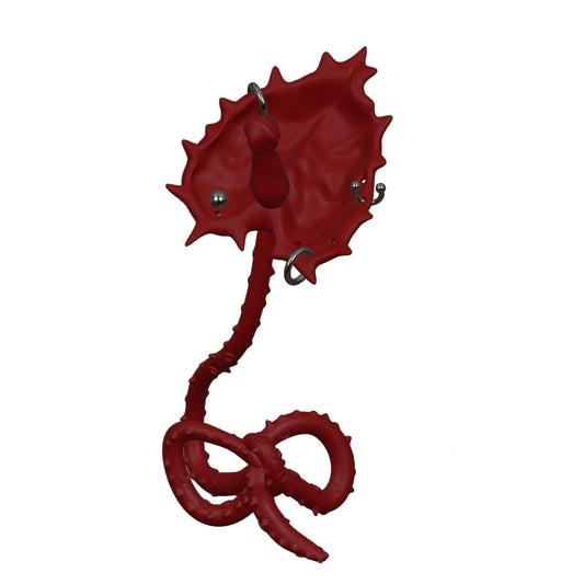 ANTHURIUM JEWELRY STAND-RED