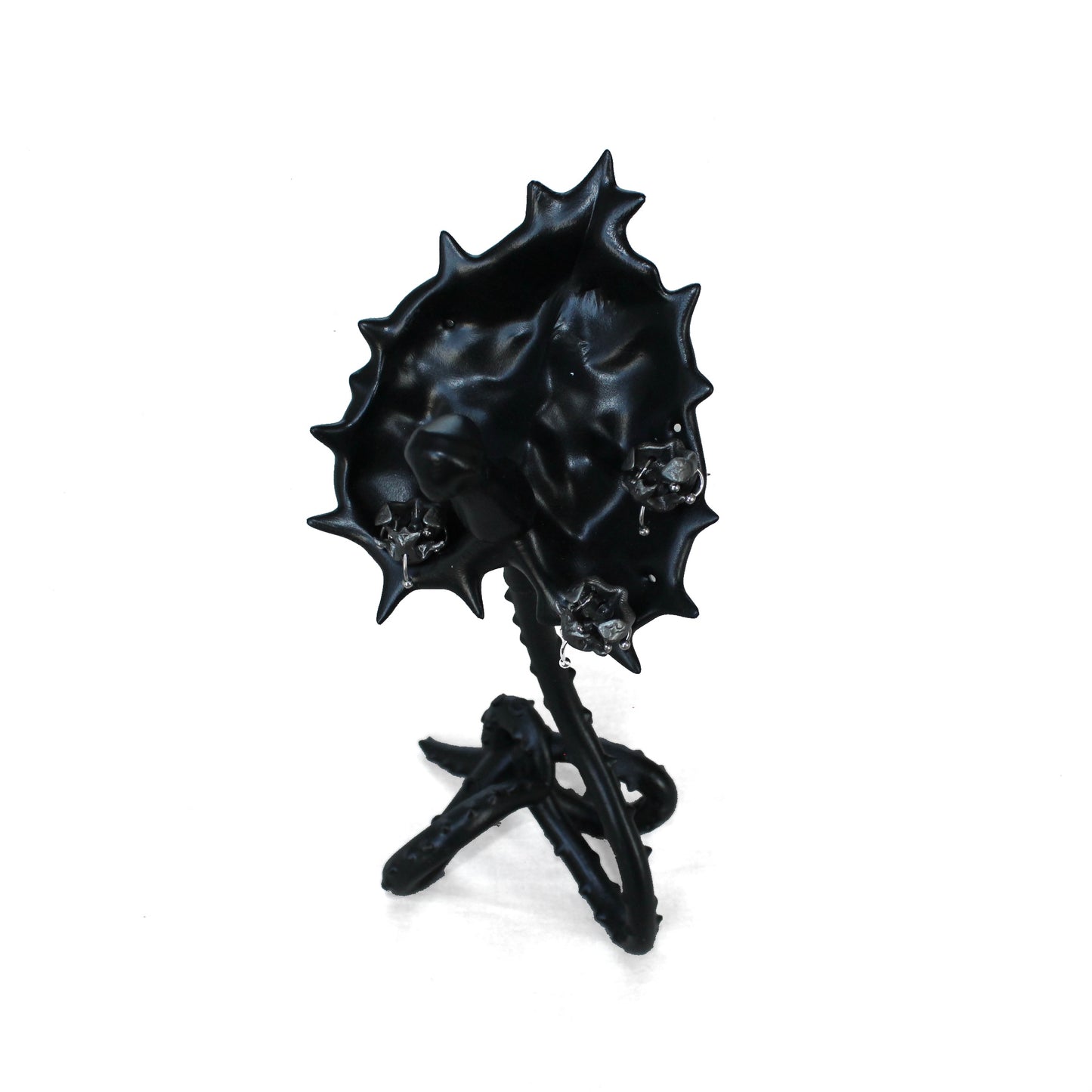 ANTHURIUM JEWELRY STAND-BLACK