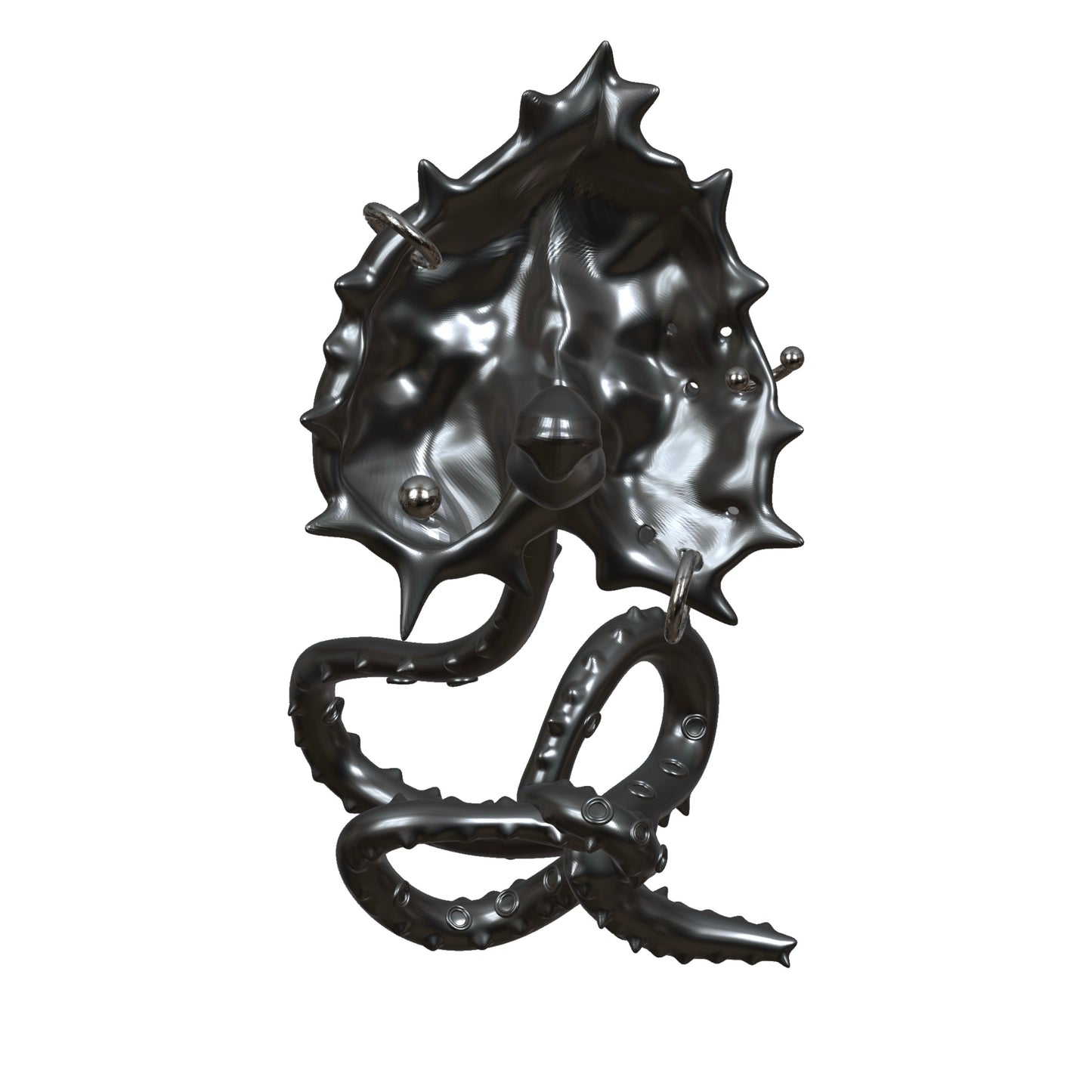 ANTHURIUM JEWELRY STAND-SLIVER