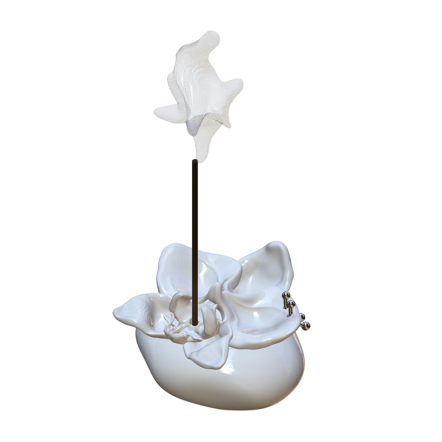 01 0RCHID INCENSE HOLDER