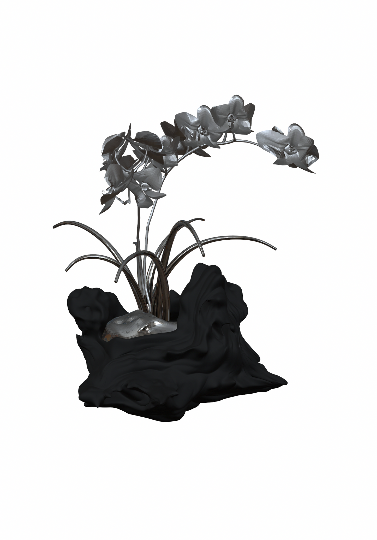 花瓶 404-ブラック