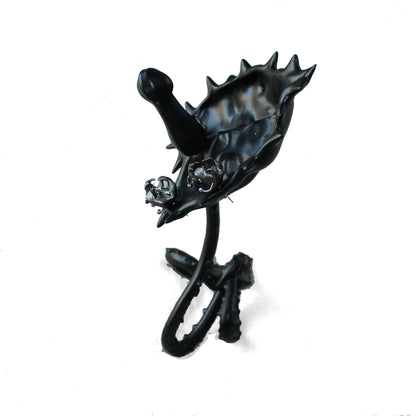 ANTHURIUM JEWELRY STAND-BLACK