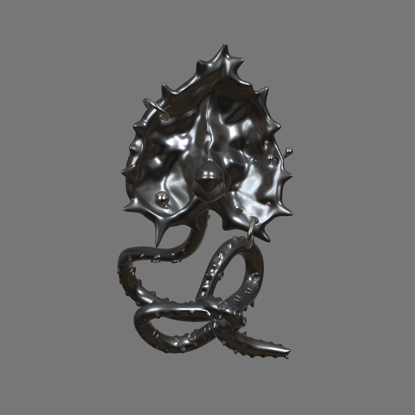 ANTHURIUM JEWELRY STAND-BLACK