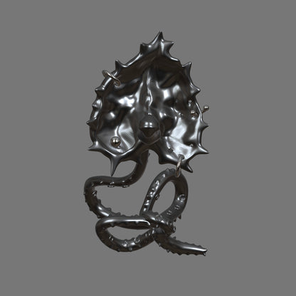 ANTHURIUM JEWELRY STAND-BLACK