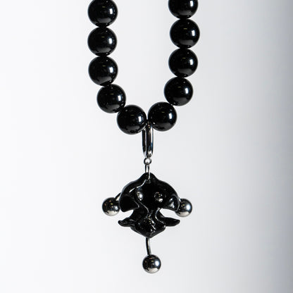 0RCHID HUSK CHOKER- ブラック