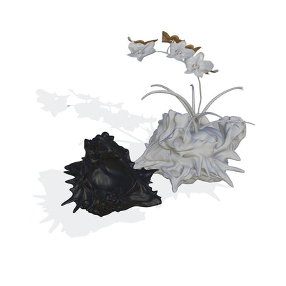 VESSEL 404 (Small) BLACK-FDM-Slik texture