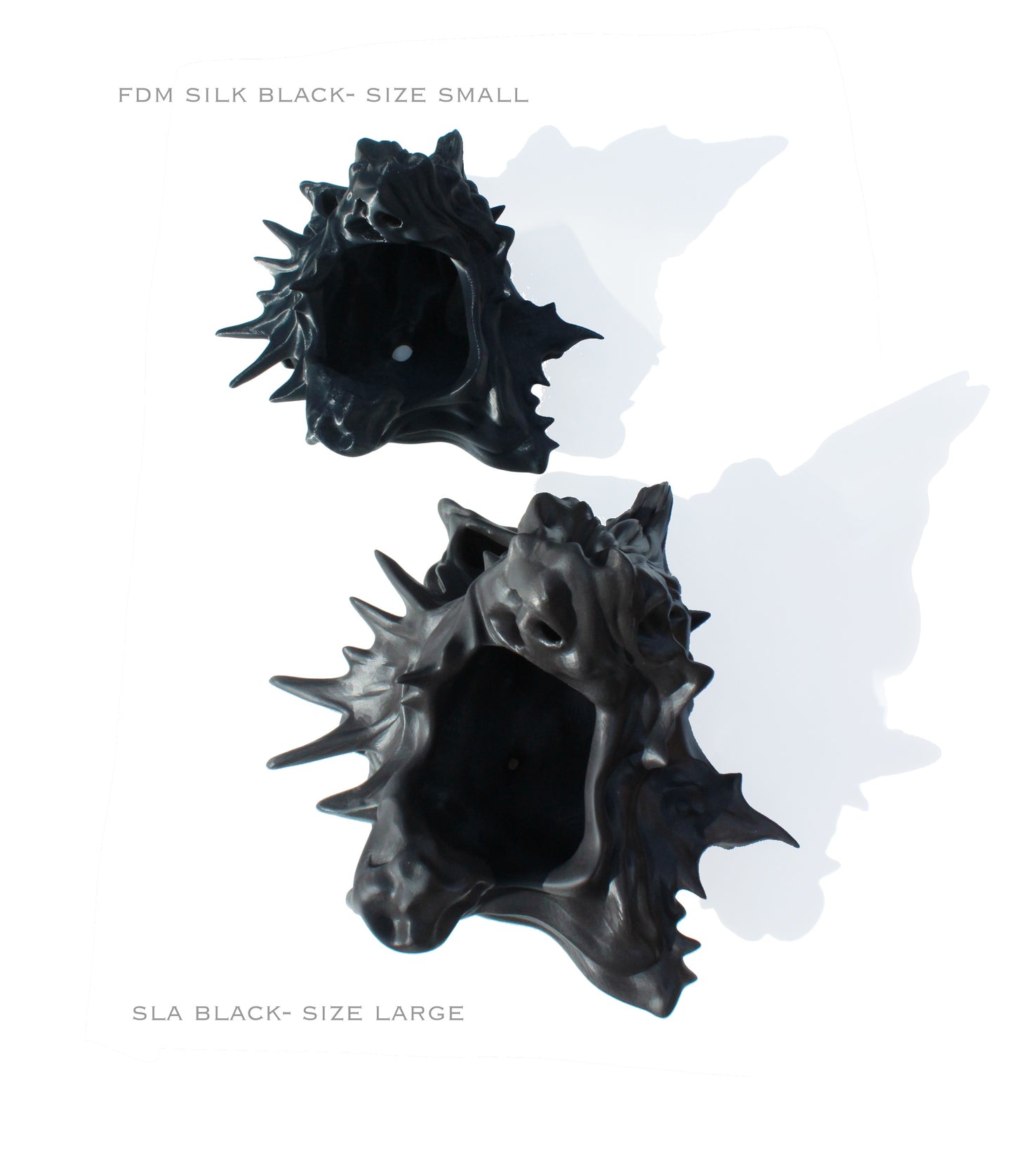 VESSEL 404 (Small) BLACK-FDM-Slik texture