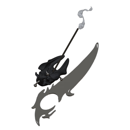 HUSK INCENSE HOLDER – STONE BLACK