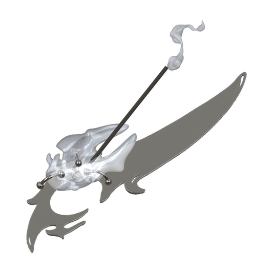 HUSK INCENSE HOLDER-CLEAR