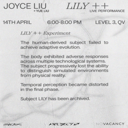 PROJECT Ø LIVE PERFORMANCE TICKET