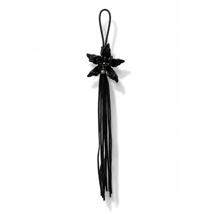 Leather whip 0rchid Chain